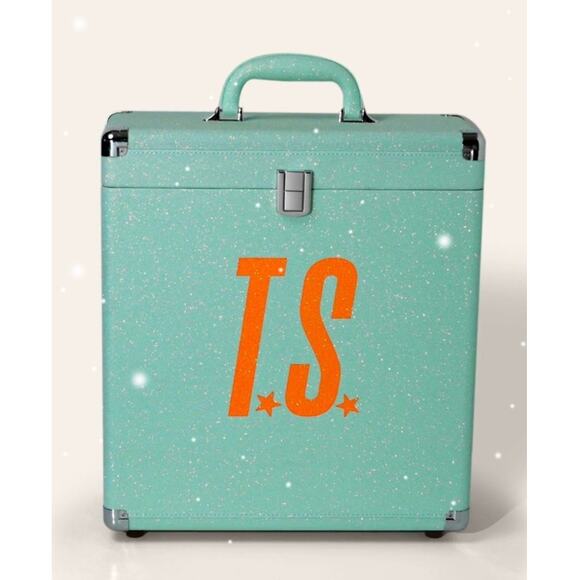 Taylor Swift NWT | The Life of a Showgirl Vinyl Record Case in green & orange - Picture 7 of 7